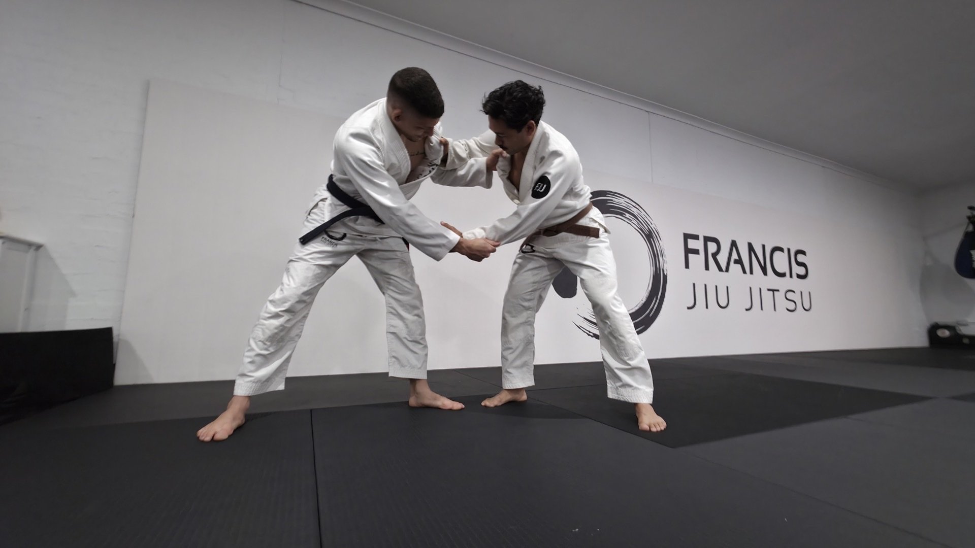 Gi BJJ training at Francis Jiu Jitsu