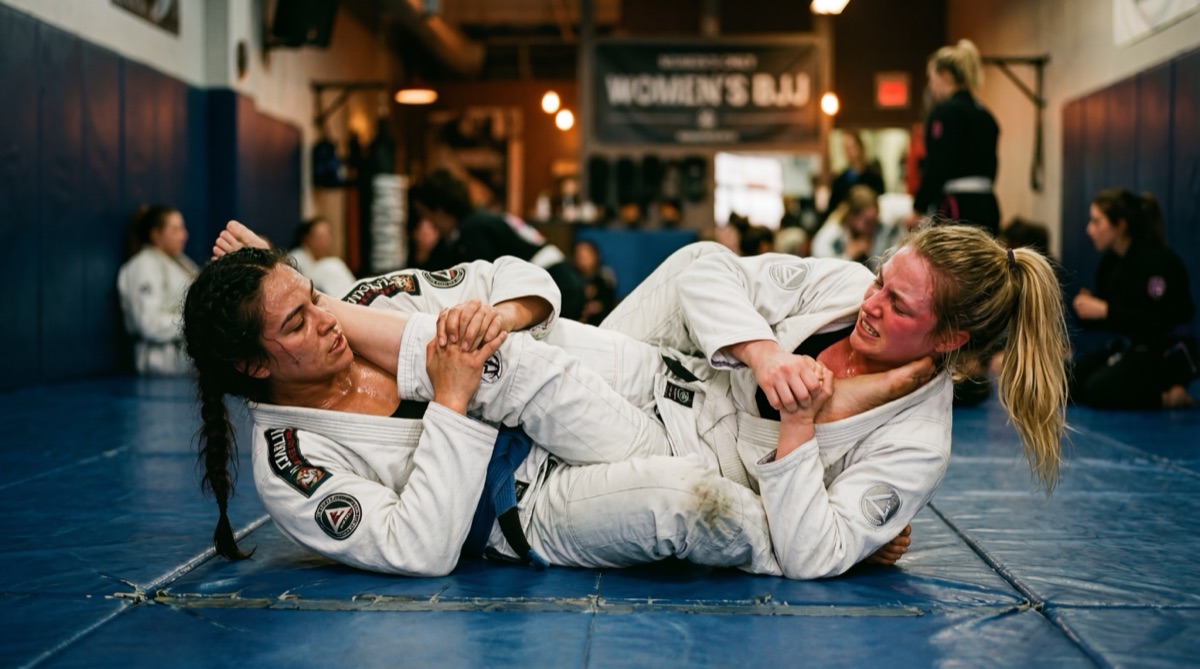 Women's BJJ class at Francis Jiu Jitsu