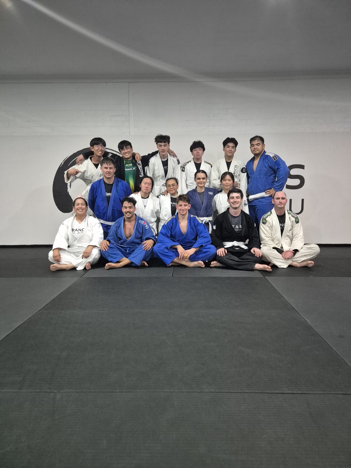 Training at Francis Jiu Jitsu