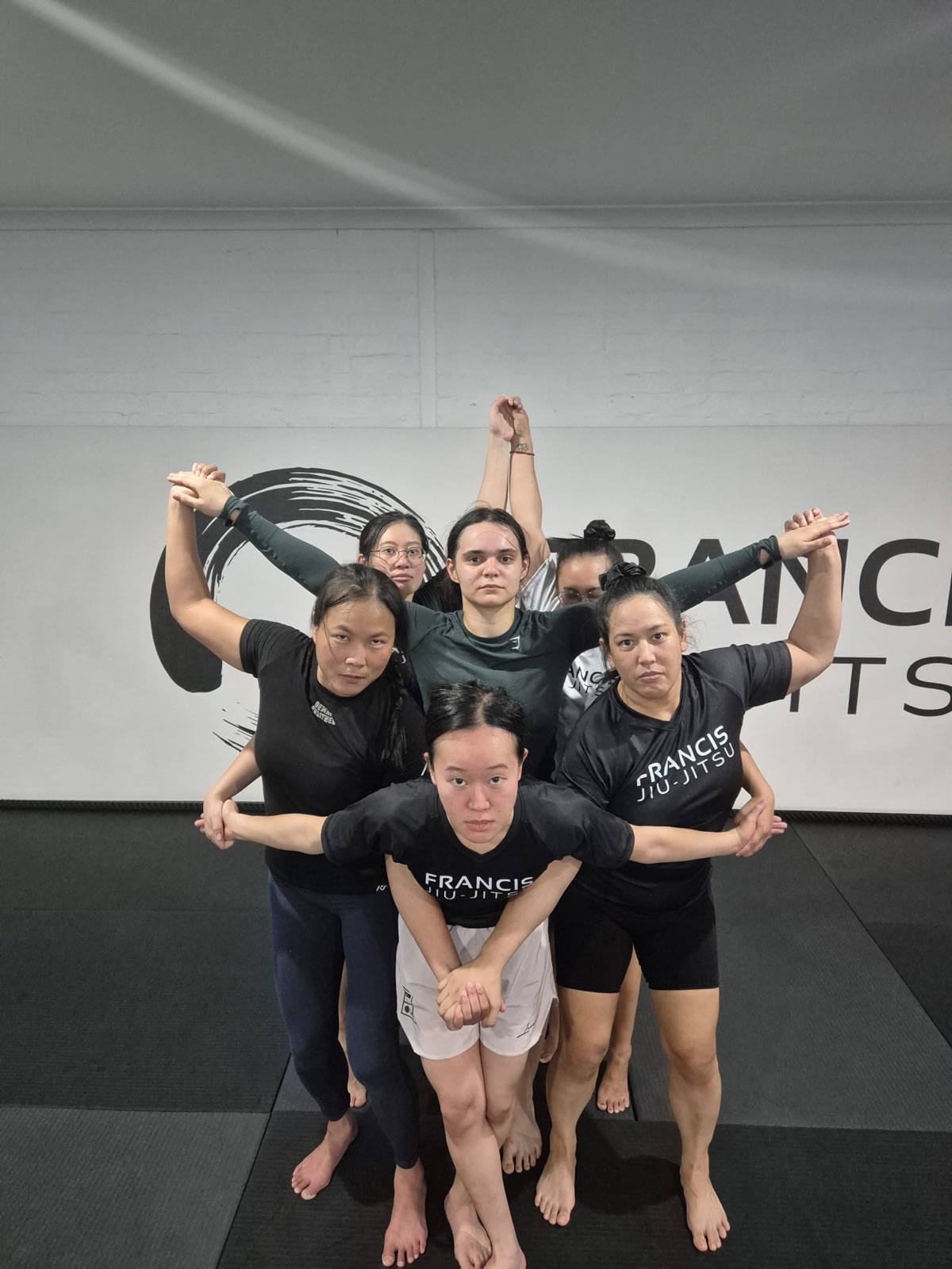 Women's team at Francis Jiu Jitsu