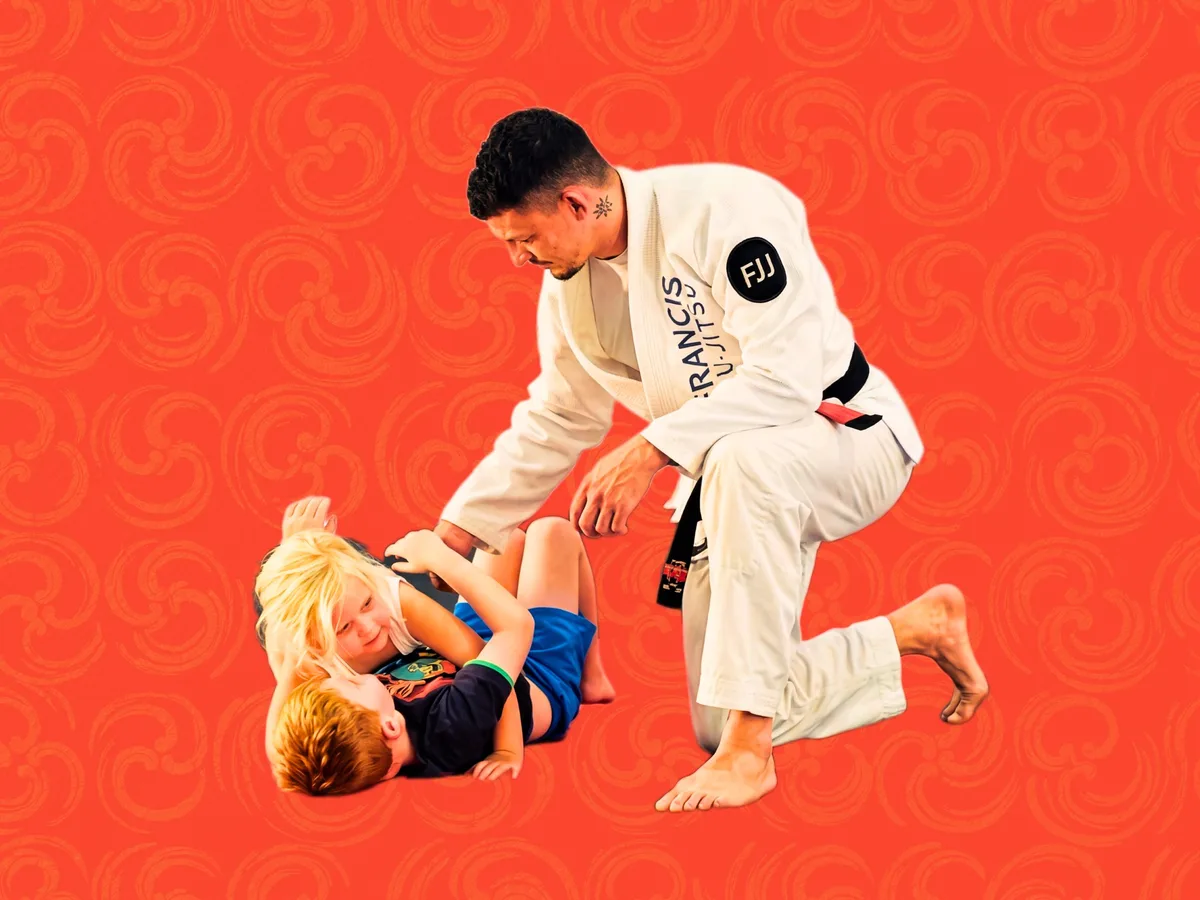 Kids BJJ class at Francis Jiu Jitsu