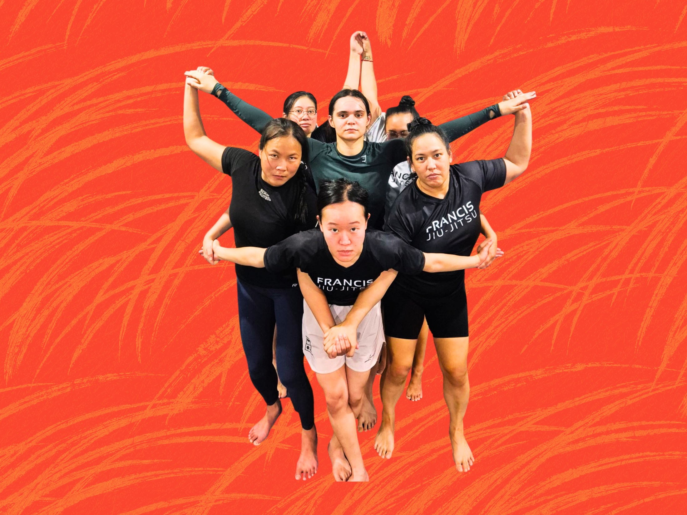 Women's BJJ class at Francis Jiu Jitsu
